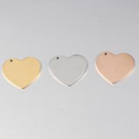 Stainless Steel Heart Pendants, DIY Approx 1.8mm 