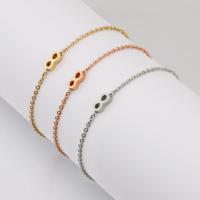 Stainless Steel Charm Bracelet, fashion jewelry 