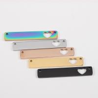 Stainless Steel Connector Bar, Rectangle, DIY & hollow 