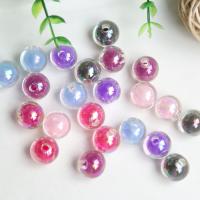 Acryl Halbloch Perle, rund, Spritzgießen, DIY, keine, 16mm, 100PCs/Tasche, verkauft von Tasche