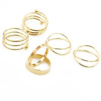 Zinc Alloy Ring Set, plated, 6 pieces & for woman Inner Approx 16mm 