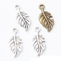 Zinc Alloy Leaf Pendants, fashion jewelry & DIY 