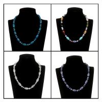Gemstone Necklaces, Ellipse, fashion jewelry & for woman .7 Inch 