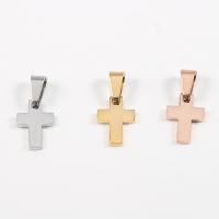 Colgantes de Cruces de acero inoxidable, Bricolaje & diverso tamaño para la opción, más colores para la opción, 200PCs/Grupo, Vendido por Grupo