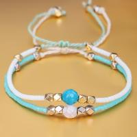 Gemstone Bracelets, Natural Stone, with Brass, fashion jewelry 