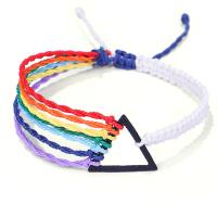Fashion Create Wax Cord Bracelets, with Zinc Alloy, fashion jewelry, multi-colored 
