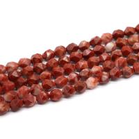 Devil Stone Beads, polished, DIY & faceted, reddish orange 
