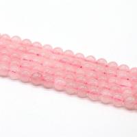 Natural Rose Quartz Beads, Madagascar Rose Quartz, Round, polished, DIY pink 