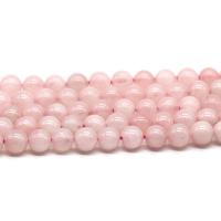 Бусы из природного розового кварца , розовый кварц, Круглая, ювелирные изделия моды & DIY & разный размер для выбора, розовый, продается Strand
