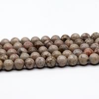 Piedra de Maifan Abalorio, Esférico, Joyería & Bricolaje & diverso tamaño para la opción, marrón, Vendido por Sarta