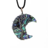 Abalone Shell Pendants, Moon, fashion jewelry & Unisex 