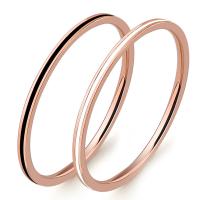 Titanium Steel Finger Ring, plated, fashion jewelry & enamel 1.2mm 