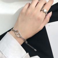Bracelets en argent sterling, Argent sterling 925, Placage, bijoux de mode & pour femme, Vendu par brin