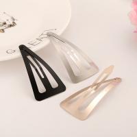 Hair Snap Clips, Iron, plated, fashion jewelry 70mm 