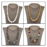 Gemstone Necklaces, Round, fashion jewelry & for woman .8 Inch 