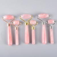 Massage Jewelry, розовый кварц, полированный, розовый длина:40-100 мм, продается Box