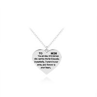 Zinc Alloy Necklace, Heart, fashion jewelry, silver color, 45+5cm 