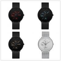 Men Wrist Watch, Zinc Alloy, with Glass & Stainless Steel, Chinese movement, plated, fashion jewelry & for man & luminated 