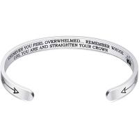 Stainless Steel Cuff Bangle, 304 Stainless Steel, plated, fashion jewelry 6x60/65mm 