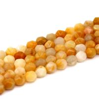 Jade Yellow Bead, polished, DIY & faceted, yellow 