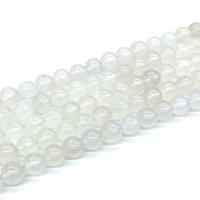 Лунный камень бисер, Круглая, полированный, DIY & разный размер для выбора, белый, продается Strand