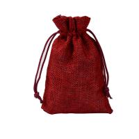 Toile de lin Sac drawstring, durable & normes différentes pour le choix, plus de couleurs à choisir Vendu par sac