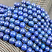 Jaspis Stein Perlen, Lapislazuli Phönix, rund, poliert, DIY & verschiedene Größen vorhanden, blau, verkauft von Strang