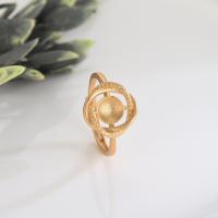 Gemstone Brass Finger Ring, plated, fashion jewelry & DIY golden 