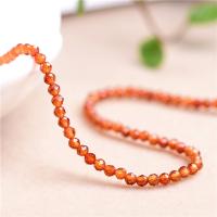 Natural Garnet Beads, polished, DIY & faceted, orange 
