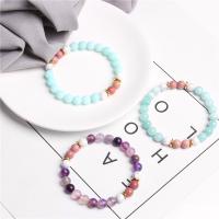 Gemstone Bracelets, Natural Stone, Round, fashion jewelry & Unisex 19cm 