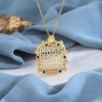 Brass Pendant Cabochon Setting, plated, fashion jewelry & DIY golden 