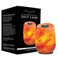 Bedside and Table Lamps, Rock Salt, with different power plug & adjustable brightness 