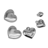 Stainless Steel Heart Pendants, 316 Stainless Steel, silver color plated, fashion jewelry & for woman Approx 