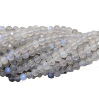 Mondstein Perlen, rund, poliert, DIY & facettierte, grau, 2mm, verkauft von Strang