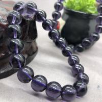 Gemstone Bracelets, Amethyst, Round, fashion jewelry & DIY purple, 19CM 