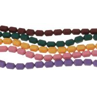 Nicht magnetische Hämatit Perlen, plattiert, unterschiedliche Farbe und Muster für die Wahl, keine, 8x5x6mm, Bohrung:ca. 1mm, Länge:16 ZollInch, ca. 51PCs/Strang, verkauft von Strang