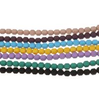 Nicht magnetische Hämatit Perlen, plattiert, unterschiedliche Farbe und Muster für die Wahl, keine, 5.5x6x5mm, Bohrung:ca. 1mm, Länge:16 ZollInch, 70PCs/Strang, verkauft von Strang