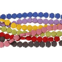 Nicht magnetische Hämatit Perlen, Schale, plattiert, unterschiedliche Farbe und Muster für die Wahl, keine, 8x9x4mm, Bohrung:ca. 0.5mm, Länge:16 ZollInch, 50PCs/Strang, verkauft von Strang