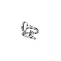 Zinc Alloy Finger Ring, plated, Adjustable & for woman, 17mm 