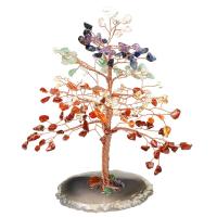 Богатое дерево украшения, Gemstone фишки, с Агат, для дома и офиса & Устойчивого, Много цветов для выбора продается PC