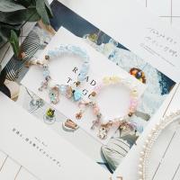 Zinc Alloy Crystal Bracelets, with Crystal, fashion jewelry 19cm 