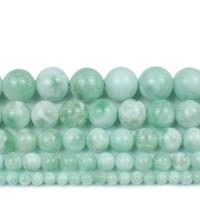 Angelite Beads, Round, polished, DIY green 
