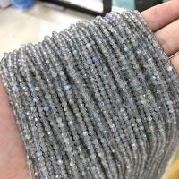 Labradorite Beads, Blue Moonstone, Round, polished, DIY & faceted, grey 