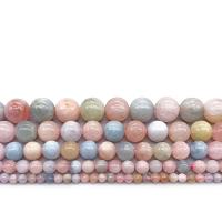 Morganit Perlen, rund, DIY & verschiedene Größen vorhanden, keine, verkauft von Strang