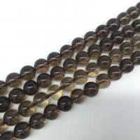 Natural Smoky Quartz Beads, Round, polished, DIY tan 