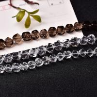 Natural Smoky Quartz Beads, Clear Quartz, with Smoky Quartz, plated, fashion jewelry & DIY 