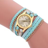 Wrap Watch, Zinc Alloy, with Glass, Chinese movement, plated, fashion jewelry & for woman 