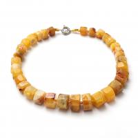 Agate Necklace, plated, fashion jewelry & for woman 500mm 