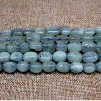 Aquamarin Perlen, Unregelmäßige, poliert, DIY, blau, 10x14mm, verkauft von Strang