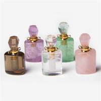 Natural Stone Perfume Bottle Pendant, with Zinc Alloy, fashion jewelry & Unisex 